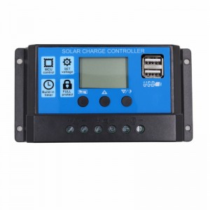 PWM Solar Clanger Controller 60A 50a 40A 30A 30A 10A 10A Φορτιστής μπαταρίας 24V Φορτιστής μπαταρίας LCD DUAL ISB Solar Regulator Max 50V PV εισόδου